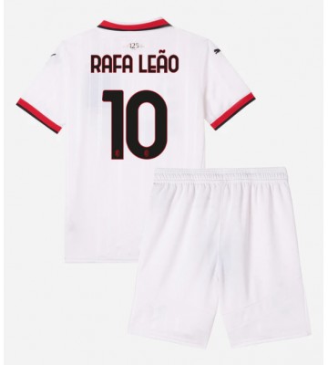 AC Milan Rafael Leao #10 Venkovní dres komplet pro Děti 2024-25 Krátkým Rukávem (+ Krátké kalhoty)